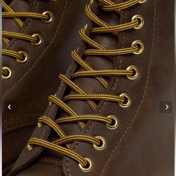 Dr. Martens 1460 CRAZY HORSE LEATHER LACE UP BOOTS BROWN — Men’s 10, Women’s 11 - Picture 8 of 12